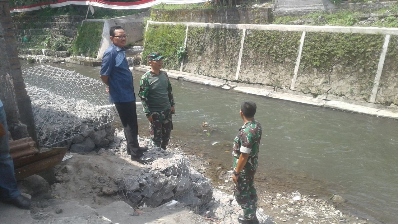 Wawali Blusukan di Lokasi Talud TMMD Reguler 101