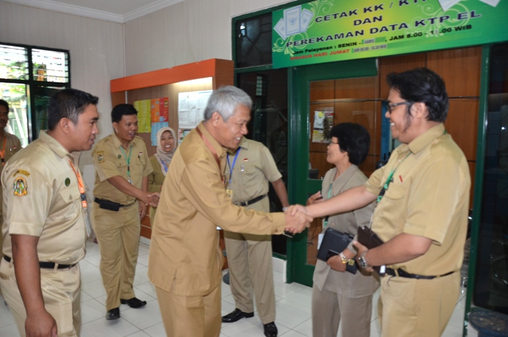 MENGAWALI KETUGASANYA SEBAGAI PLT WALIKOTA YOGYAKARTA, SULISTIYO KUNJUNGI SKPD