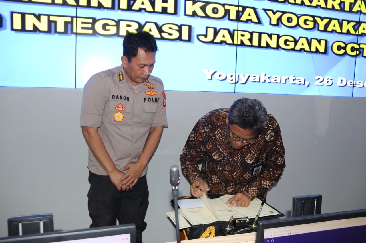 Pemkot Integrasikan Jaringan CCTV dengan Command Center Polda DIY