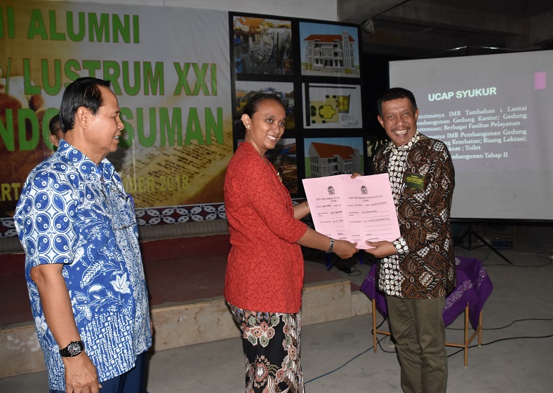Serah Terima IMB GKJ Gondokusuman  oleh Walikota Yogyakarta