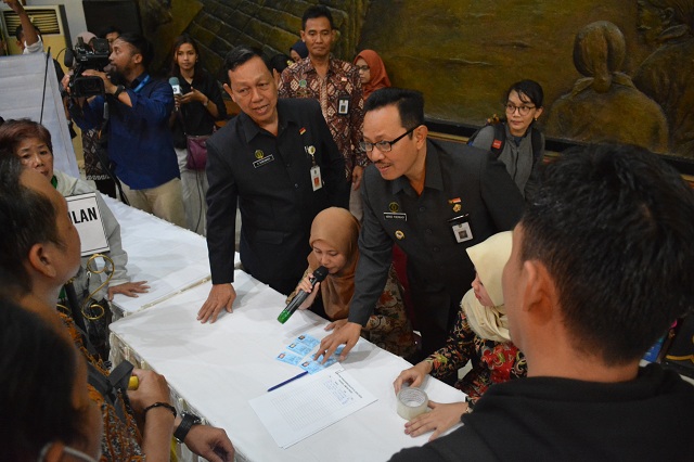 Warga antusias cetak KTP-el di GISA Yogyakarta