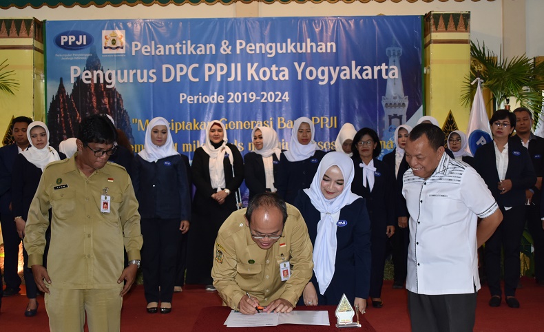 Pelantika Pengurus DPC PPJI Kota Yogya Periode Tahun 2019-2024