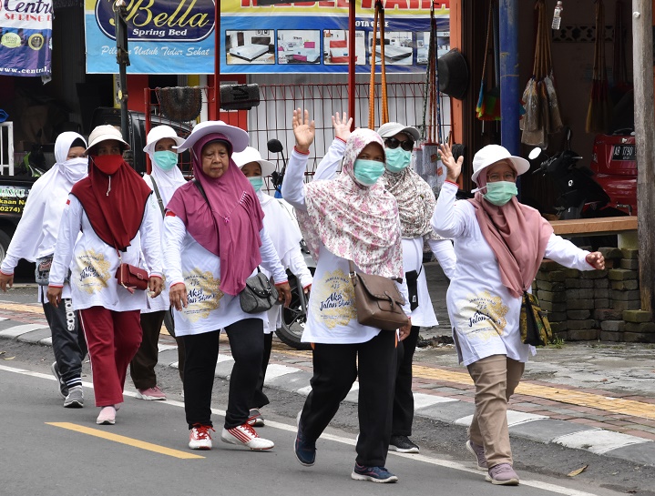 Sehat Jasmani Rohani, UPT Puskesmas Kotagede I Gelar Aksi Jalan Shar'i