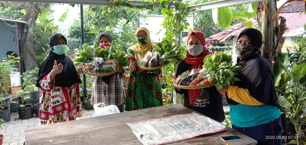 Kampung Sayur Bausasaran Bagikan Hasil Panen Untuk Warga Sekitar