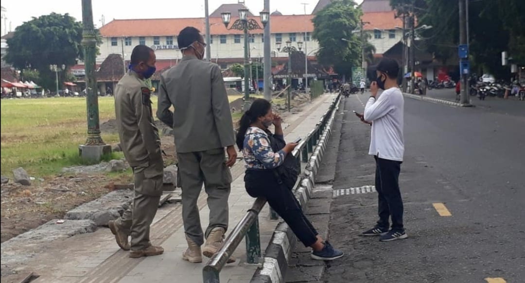 Satpol PP Kota Yogyakarta Terus Lakukan Edukasi dan Sosialisasi Protokol Kesehatan