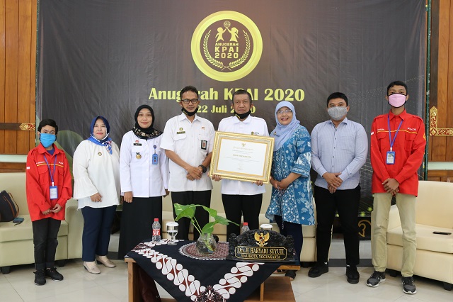 Kota Yogyakarta Terima Anugerah KPAI 2020