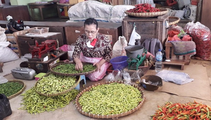 Dinas Perdagangan Pantau Kenaikan Hargai Cabai di Pasar