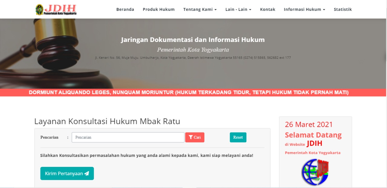 Pemkot Beri Layanan Konsultasi Hukum Gratis secara Daring