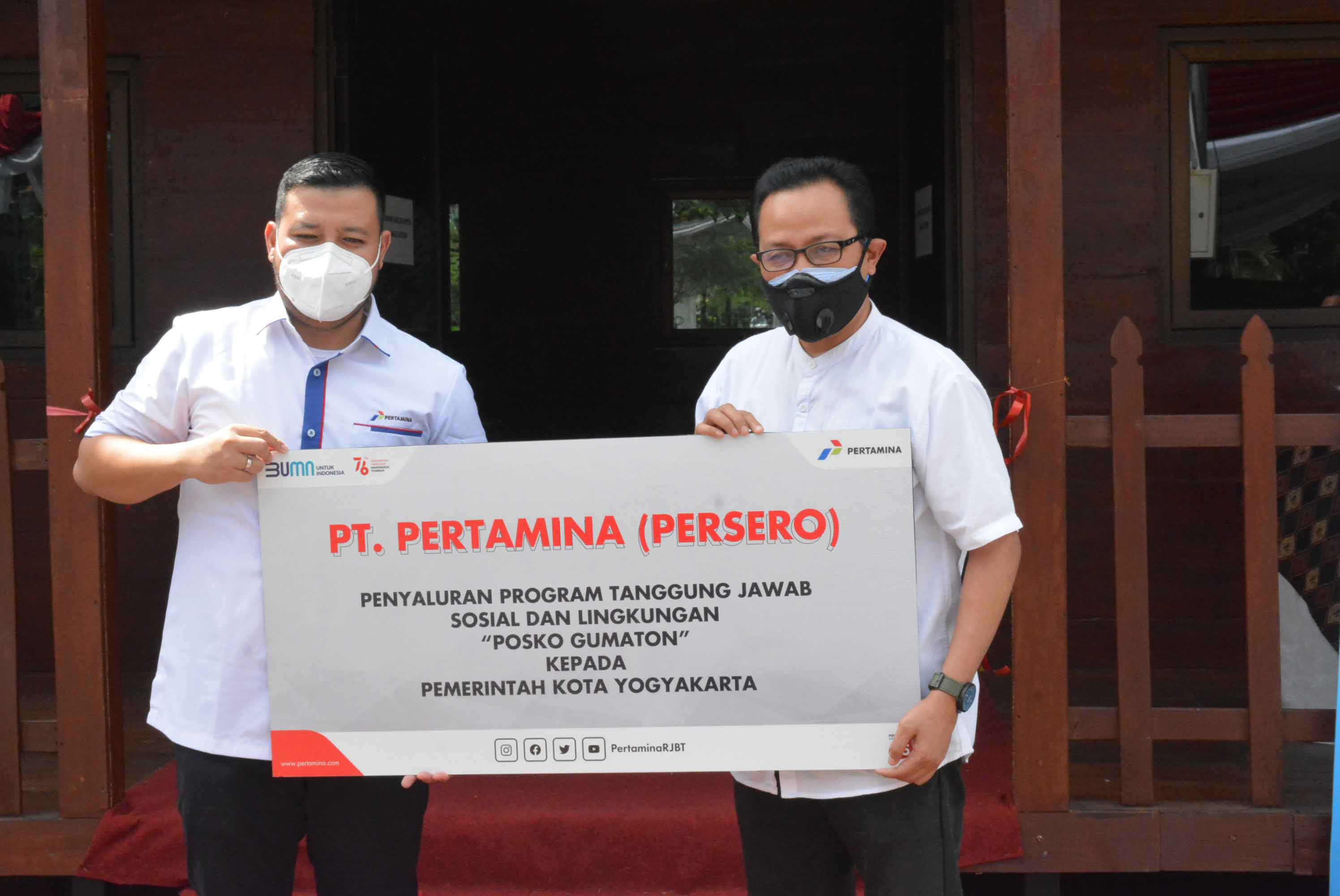 Dukung Penuh Pariwisata di Kota Yogya, Pertamina Serahkan Posko Gumaton