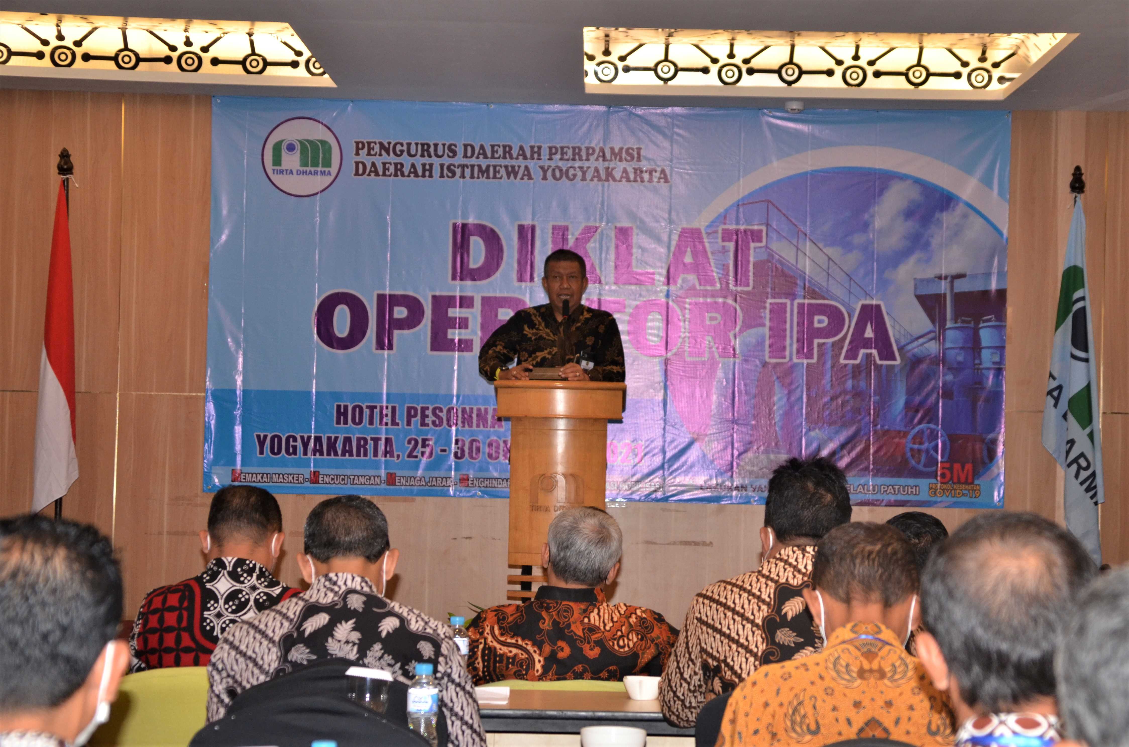 Walikota Tutup Diklat Operator IPA PDAM se-DIY