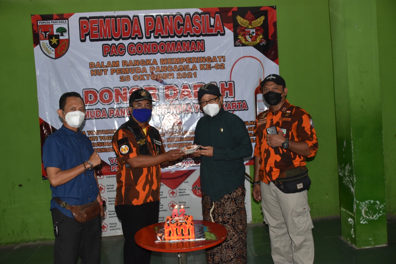 Peringatan 62 Tahun Pemuda Pancasila Ditandai dengan Donor Darah