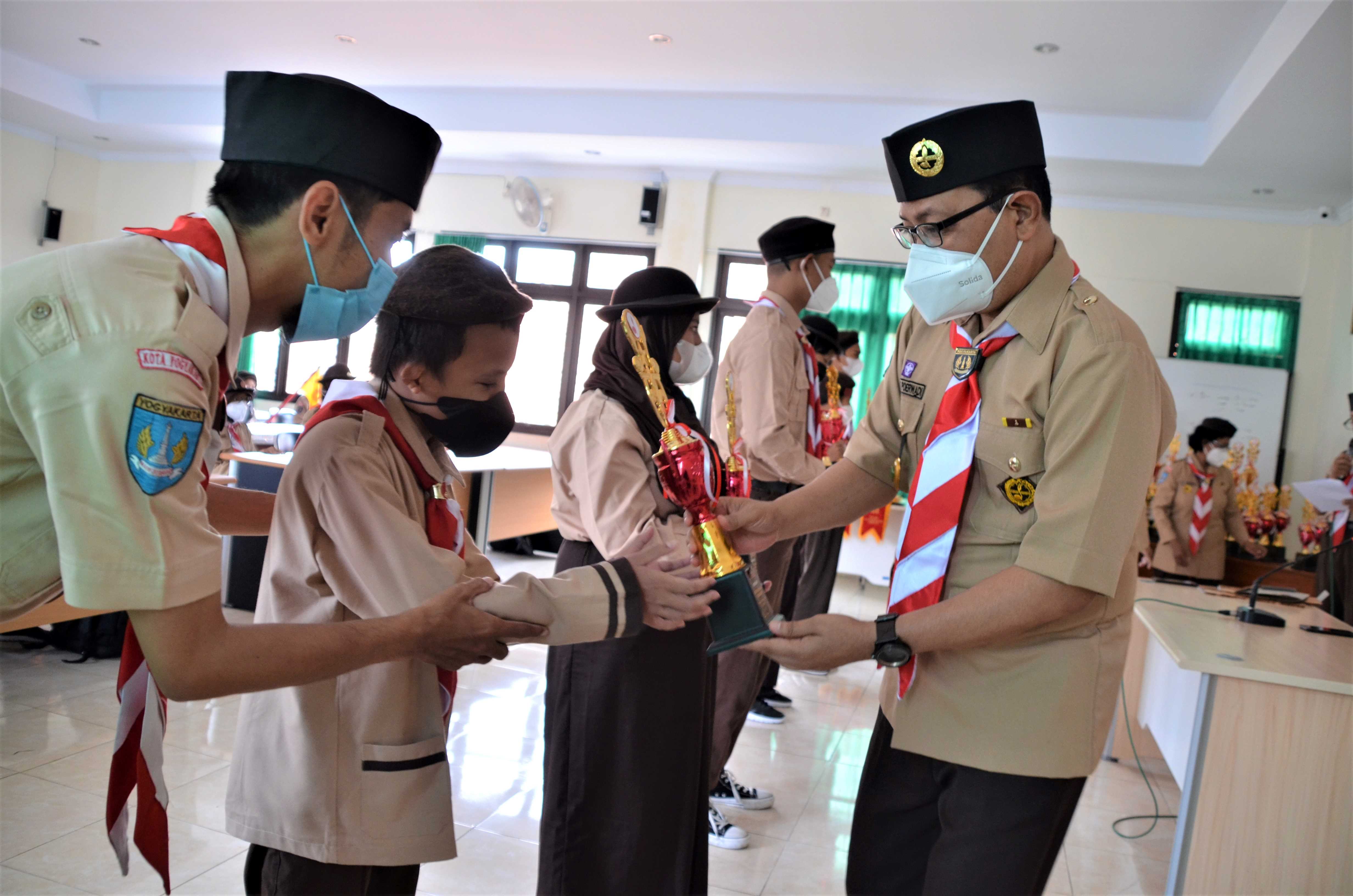 Kegiatan Pramuka Yogya Tetap Berjalan dengan Prokes