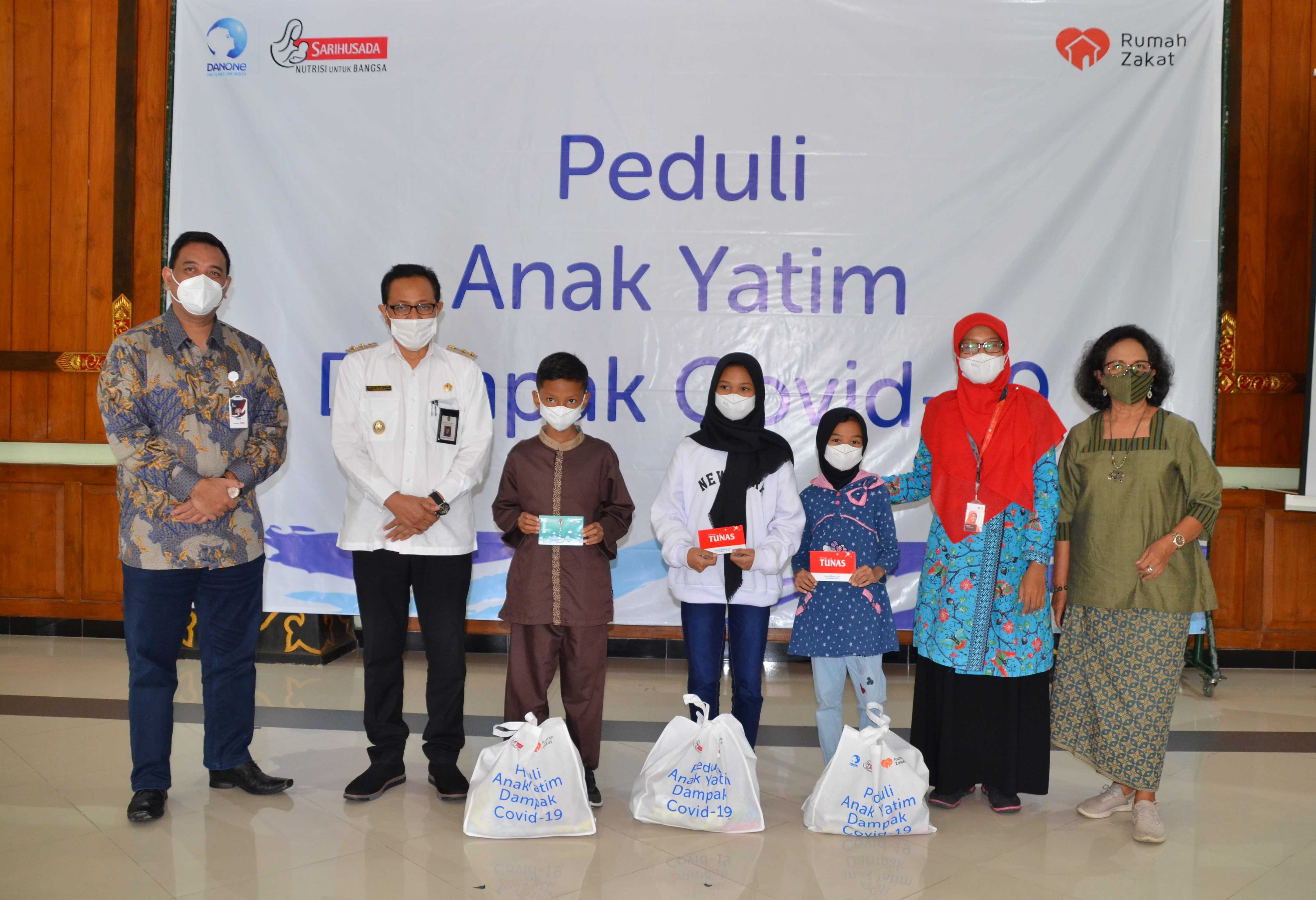 Pemkot Yogya- Sarihusada Santuni Anak Yatim Piatu Dampak Covid-19  