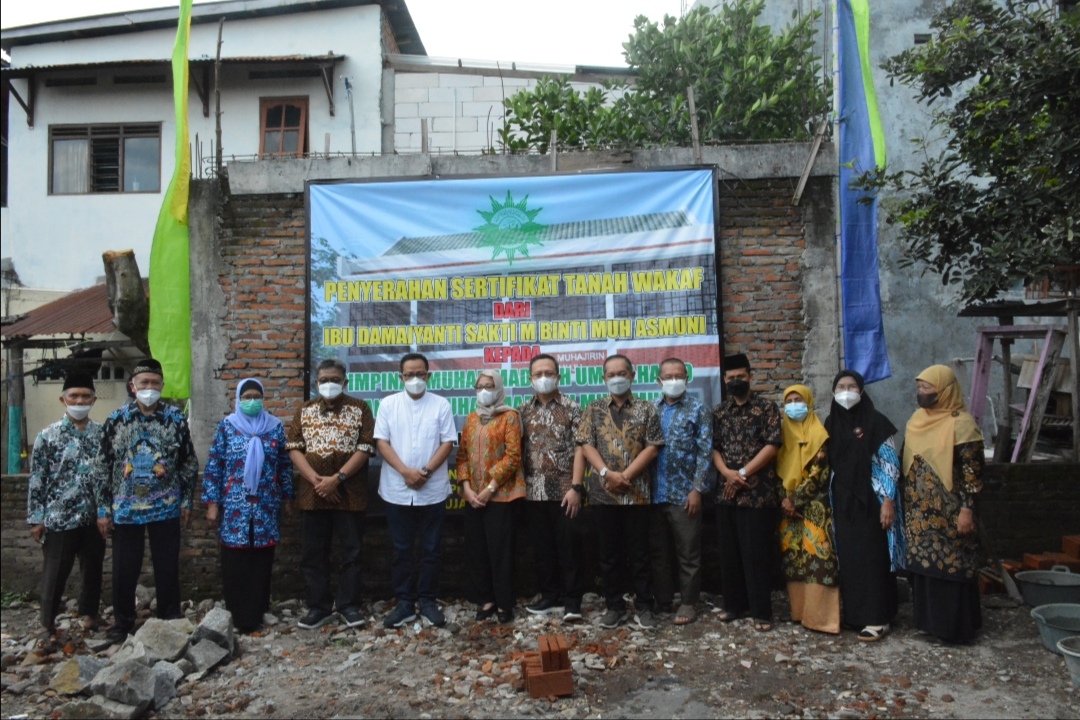 Wawali Letakkan Batu Pertama Pembangunan TK ABA Al Muhajirin