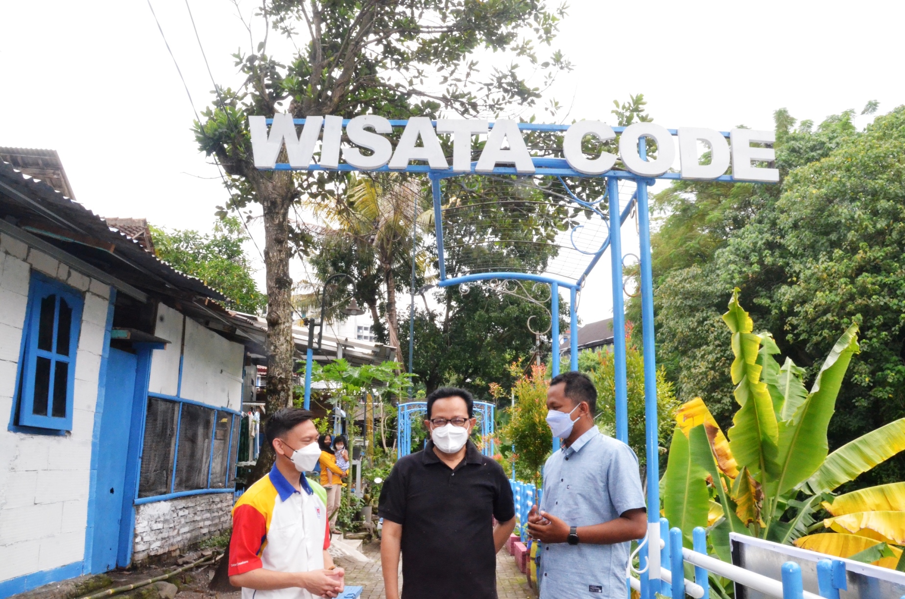 Bantaran Sungai Code Jetisharjo Tampil Berwarna   