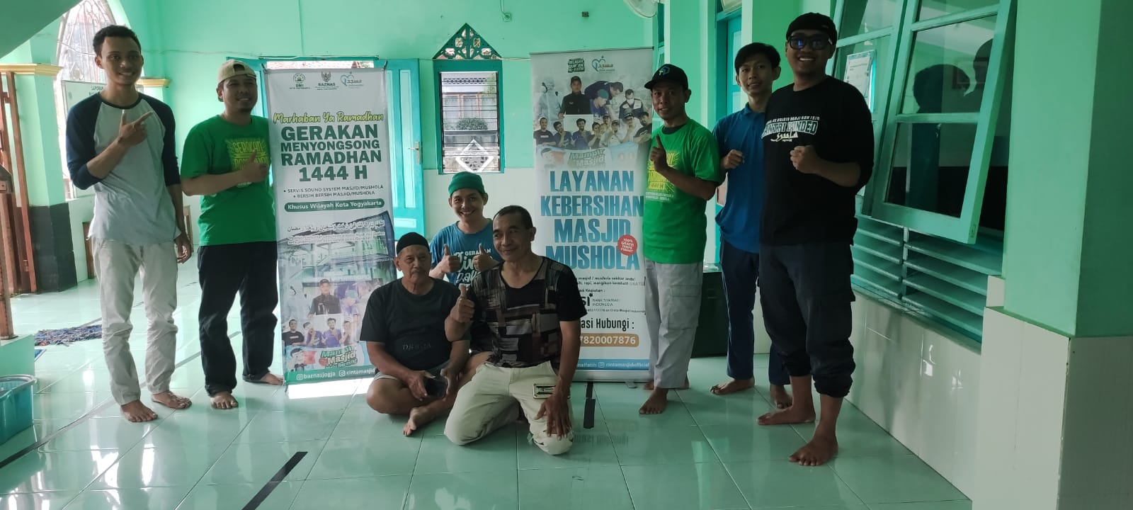 Beri Kenyamanan Ibadah Ramadan, Baznas Terjunkan Tim Bersih Masjid