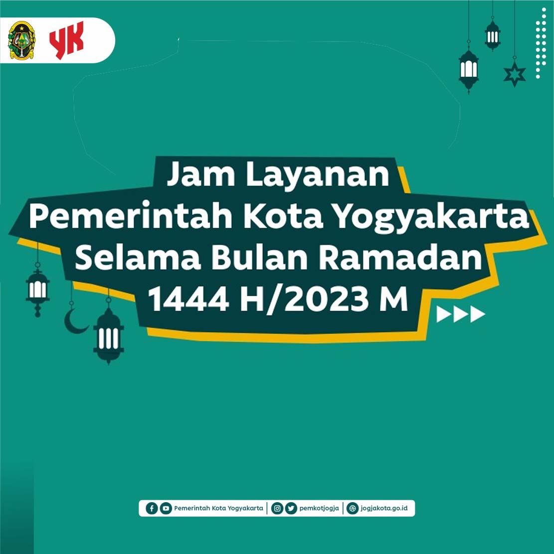 Jam Layanan Pemerintah Kota Yogyakarta selama Bulan Ramadan 1444 H