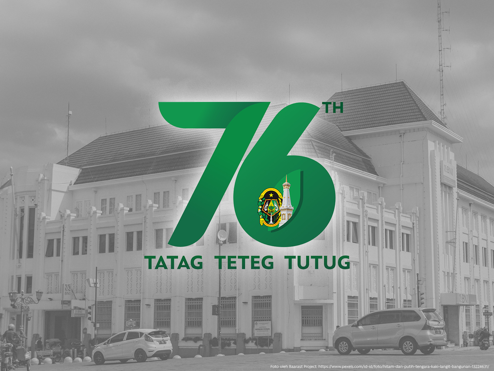 Logo HUT ke-76 Pemerintah Kota Yogyakarta