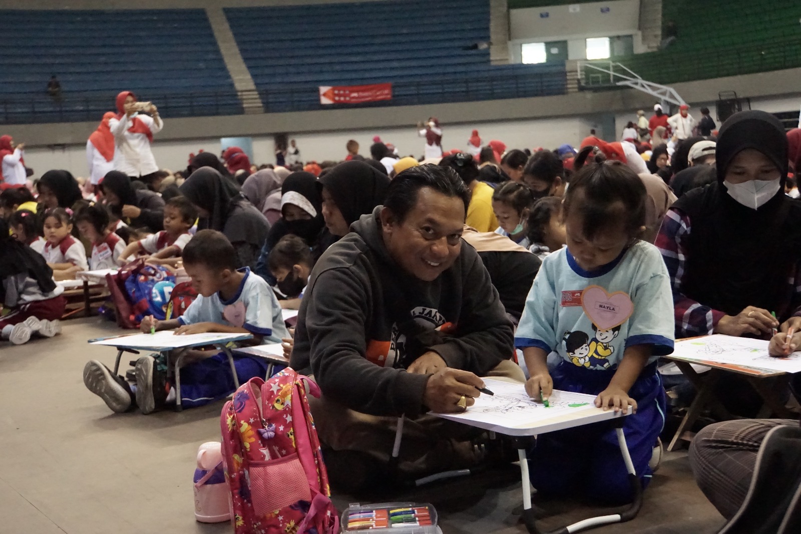 1001 Anak Ikuti Lomba Mewarnai di Among Rogo