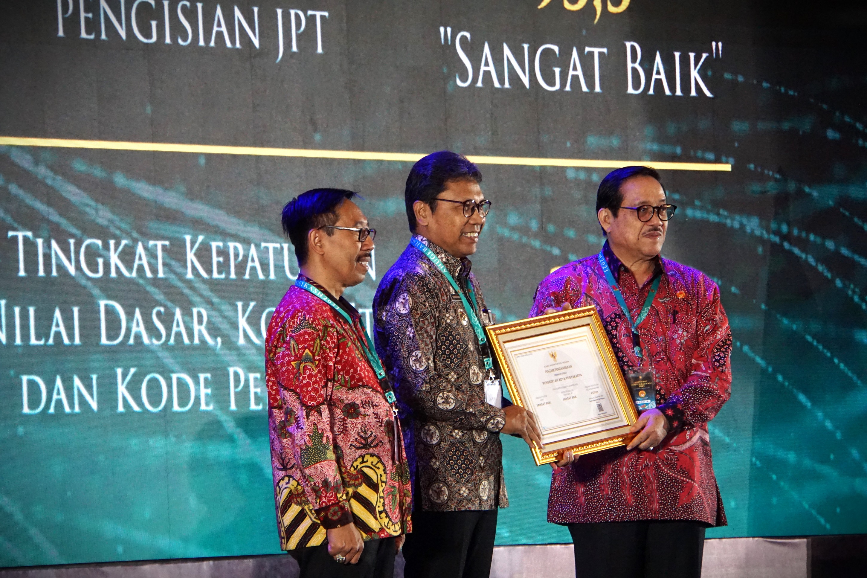 Sistem Merit Pemkot Yogya Raih Predikat Sangat Baik dalam Anugerah Meritokrasi KASN 2023