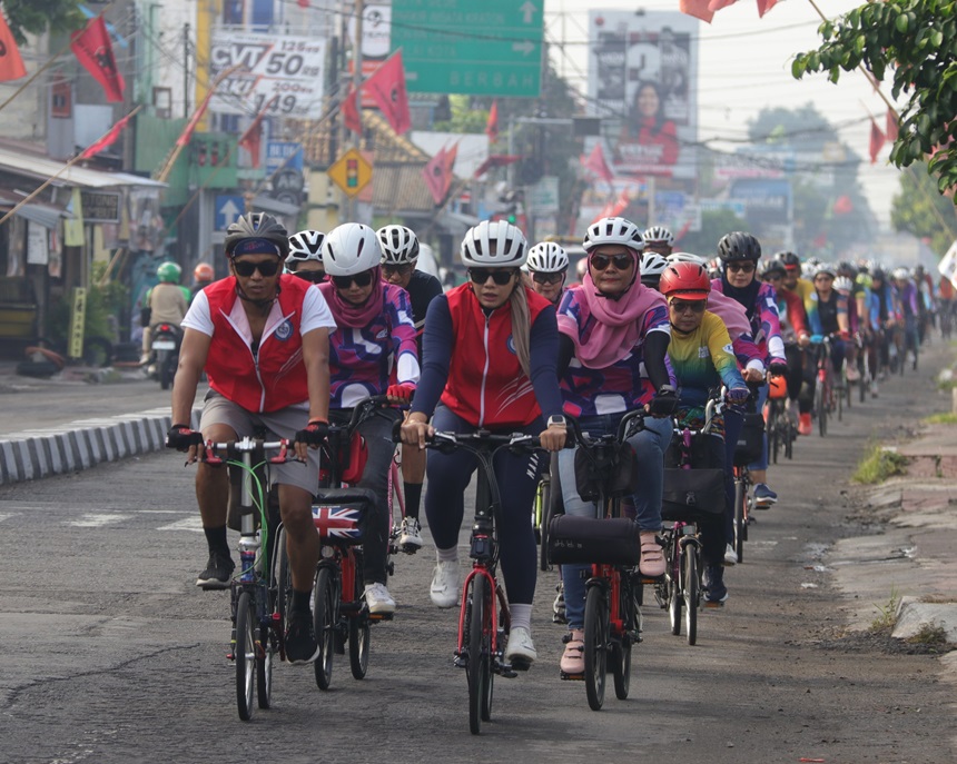 Sebelas Komunitas Pesepeda Ikuti Last Sunday Ride di Yogya