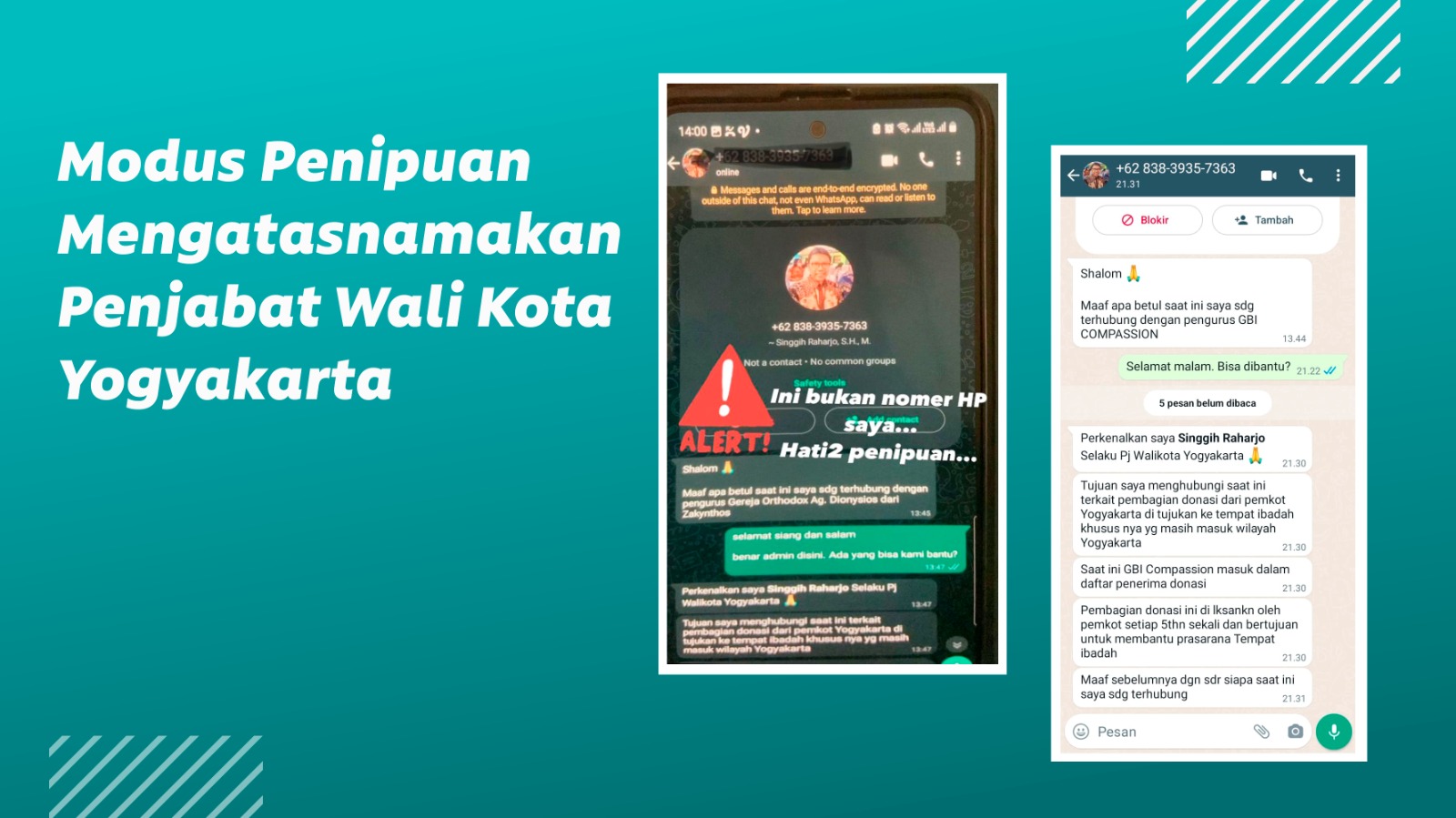 Pemerintah Kota Yogyakarta Klarifikasi Modus Penipuan Mengatasnamakan Penjabat Wali Kota Yogyakarta