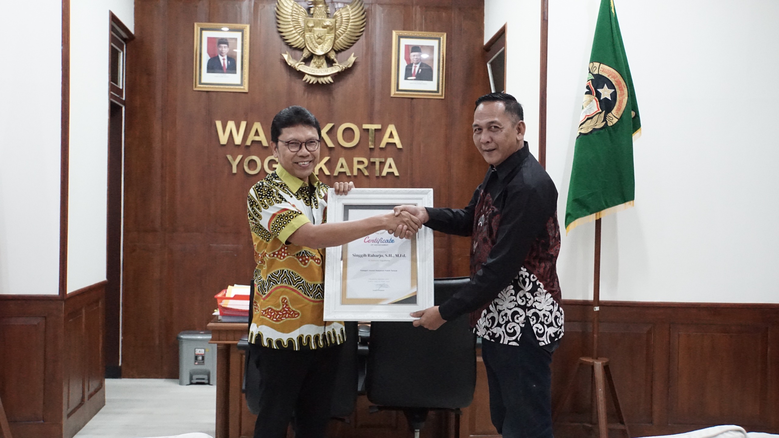 Pemkot Yogya Raih Penghargaan Top Of Year Radar 2023