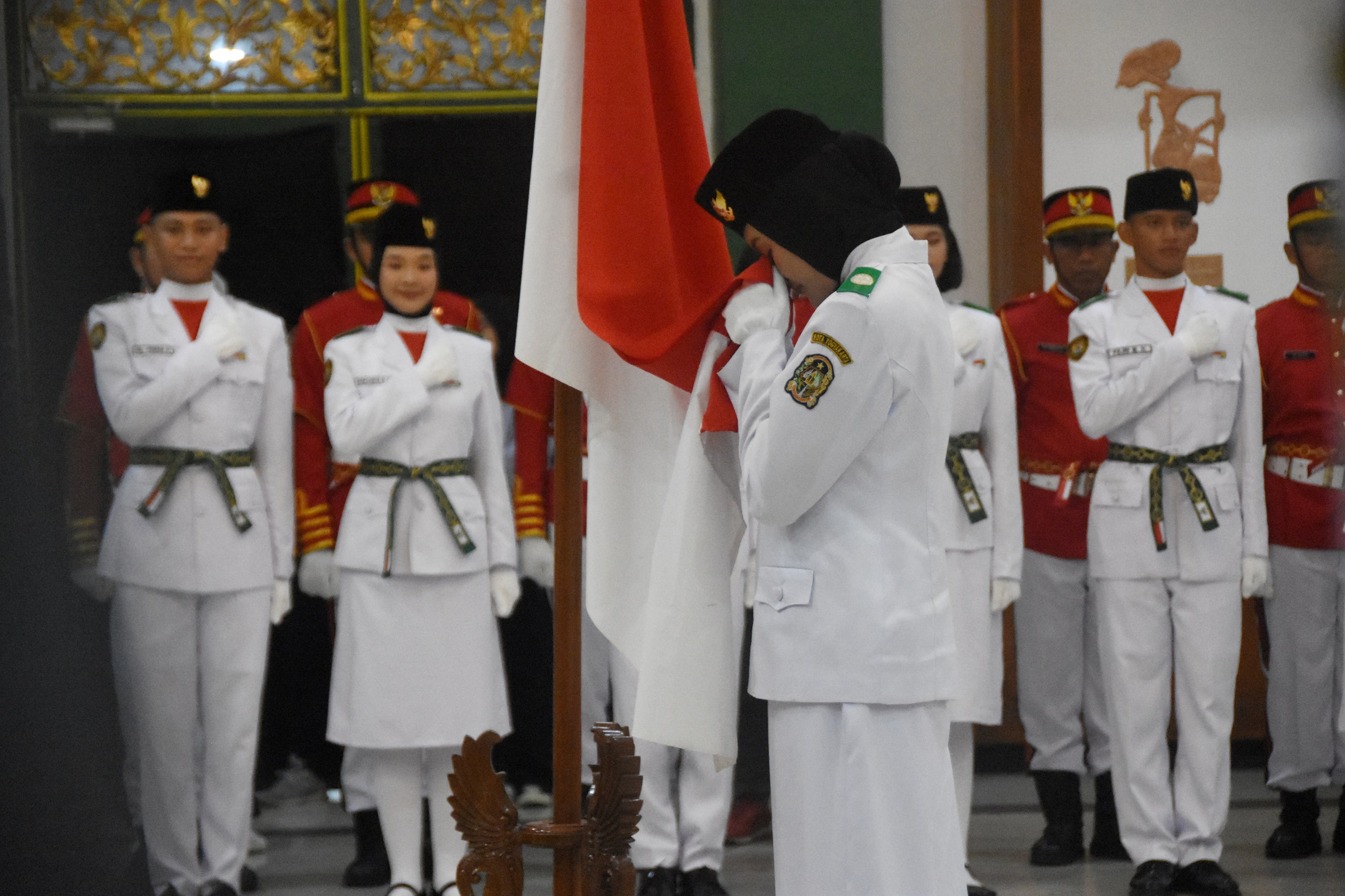 38 Anggota Paskibraka Kota Yogya 2024 Dikukuhkan