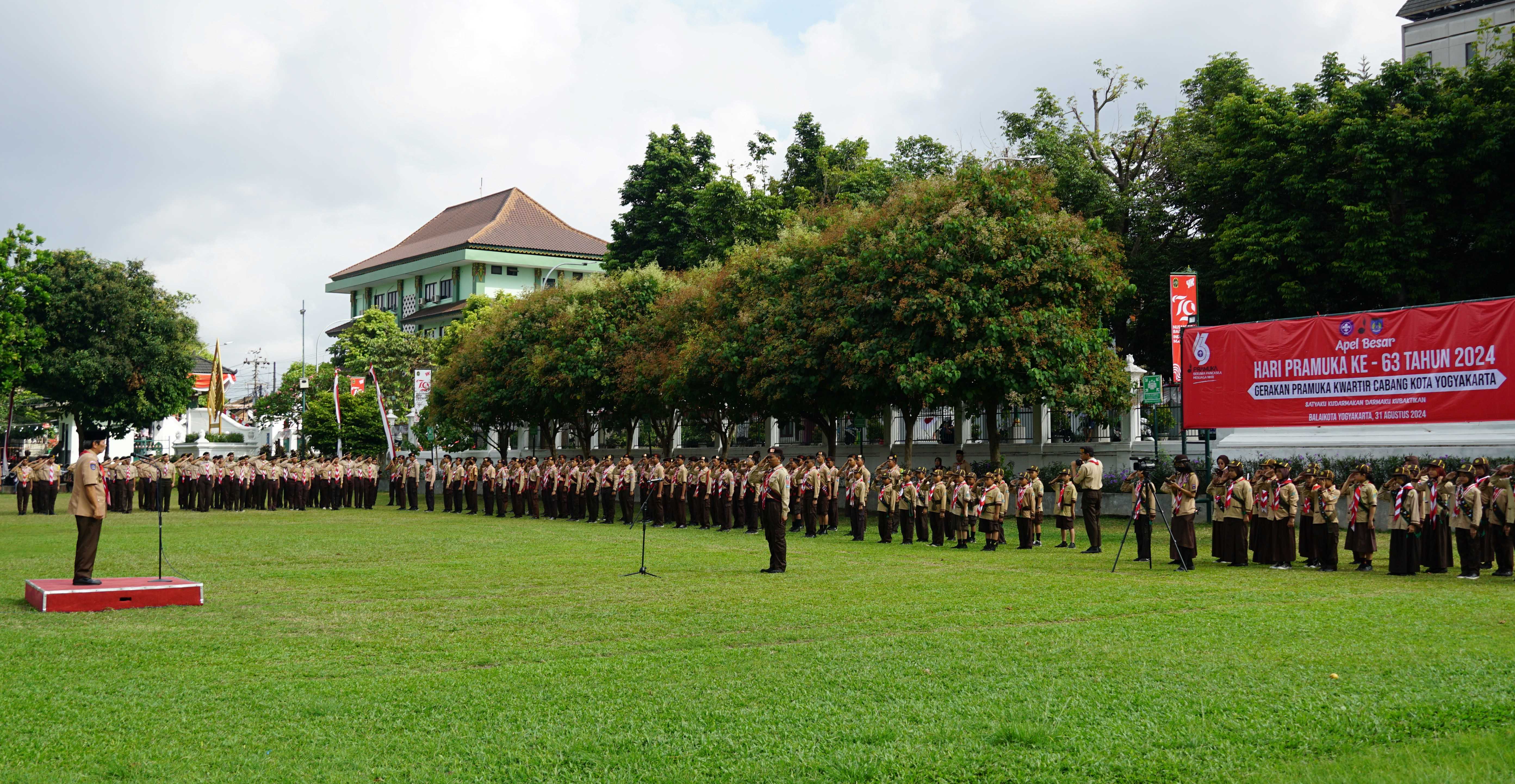 Gerakan Pramuka Berjiwa Pancasila Menyongsong Indonesia Emas   