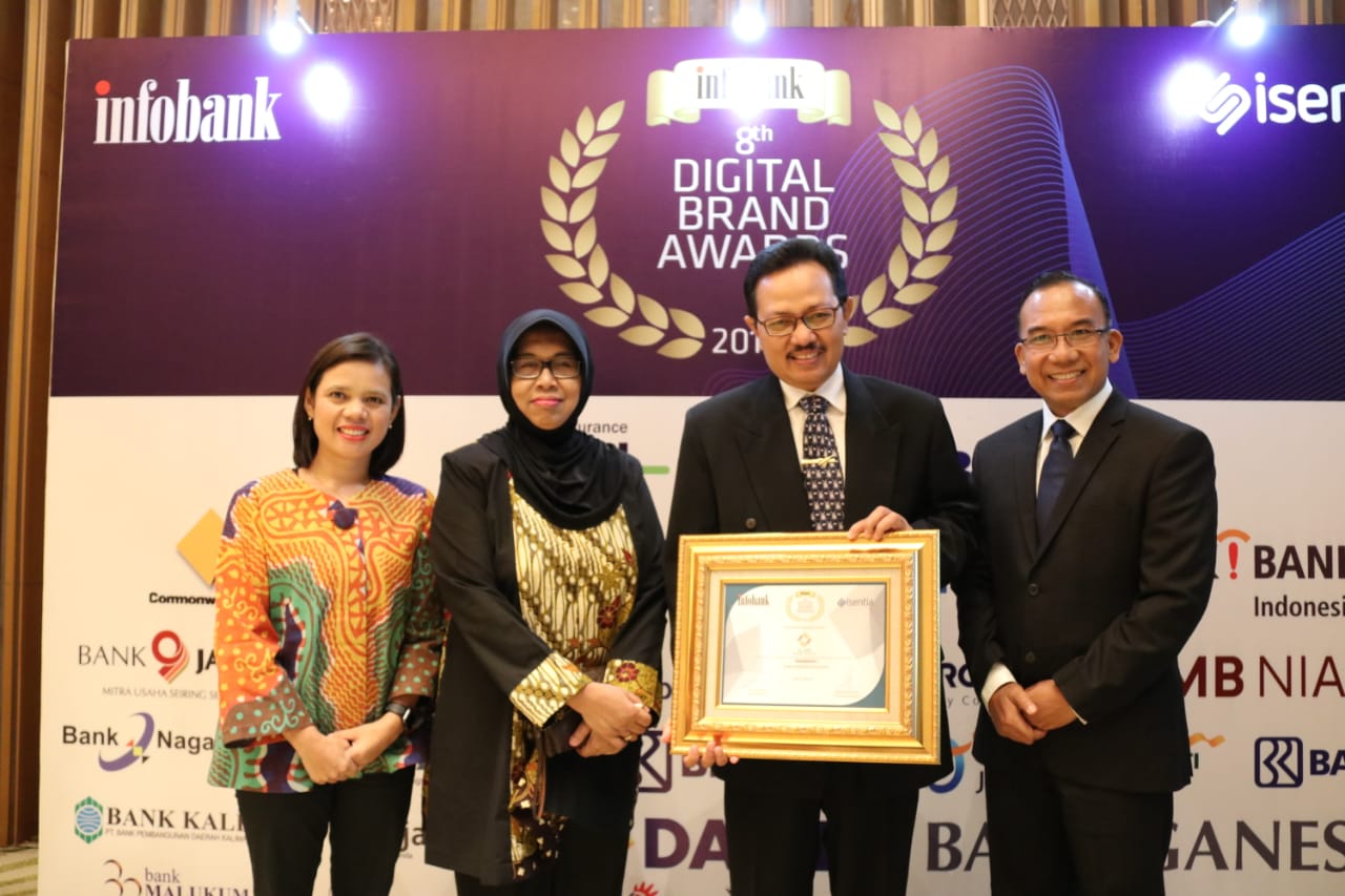 Bank Jogja Sabet Dua Penghargaan Infobank Digital Brand Awards 2019