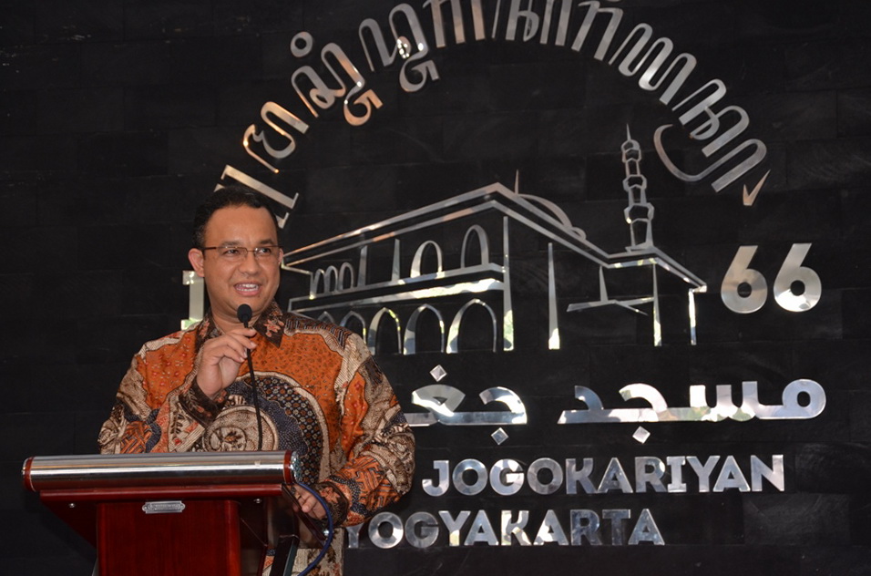 Anies Baswedan Buka Kongres Guru Alquran Indonesia di Jogokariyan