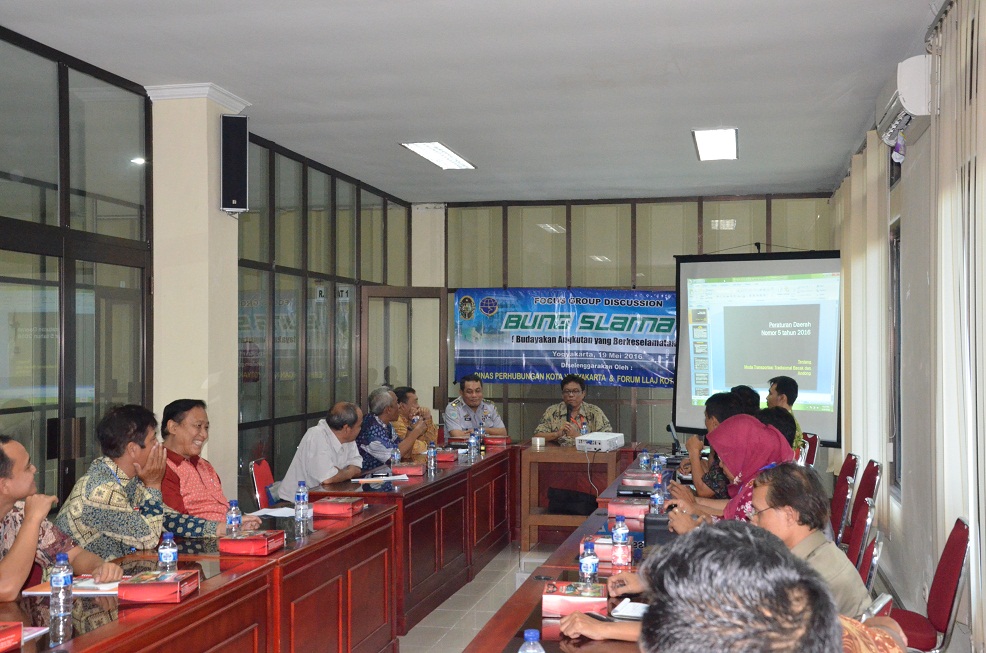 Dinas Perhubungan Kota Yogyakarta Gelar FGD Bung Slamat