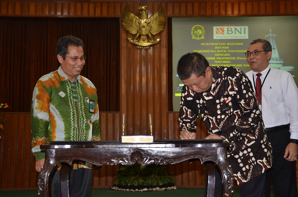 Pemkot dan BNI Berkomitmen Kembangkan Sumber Daya Kota Yogyakarta
