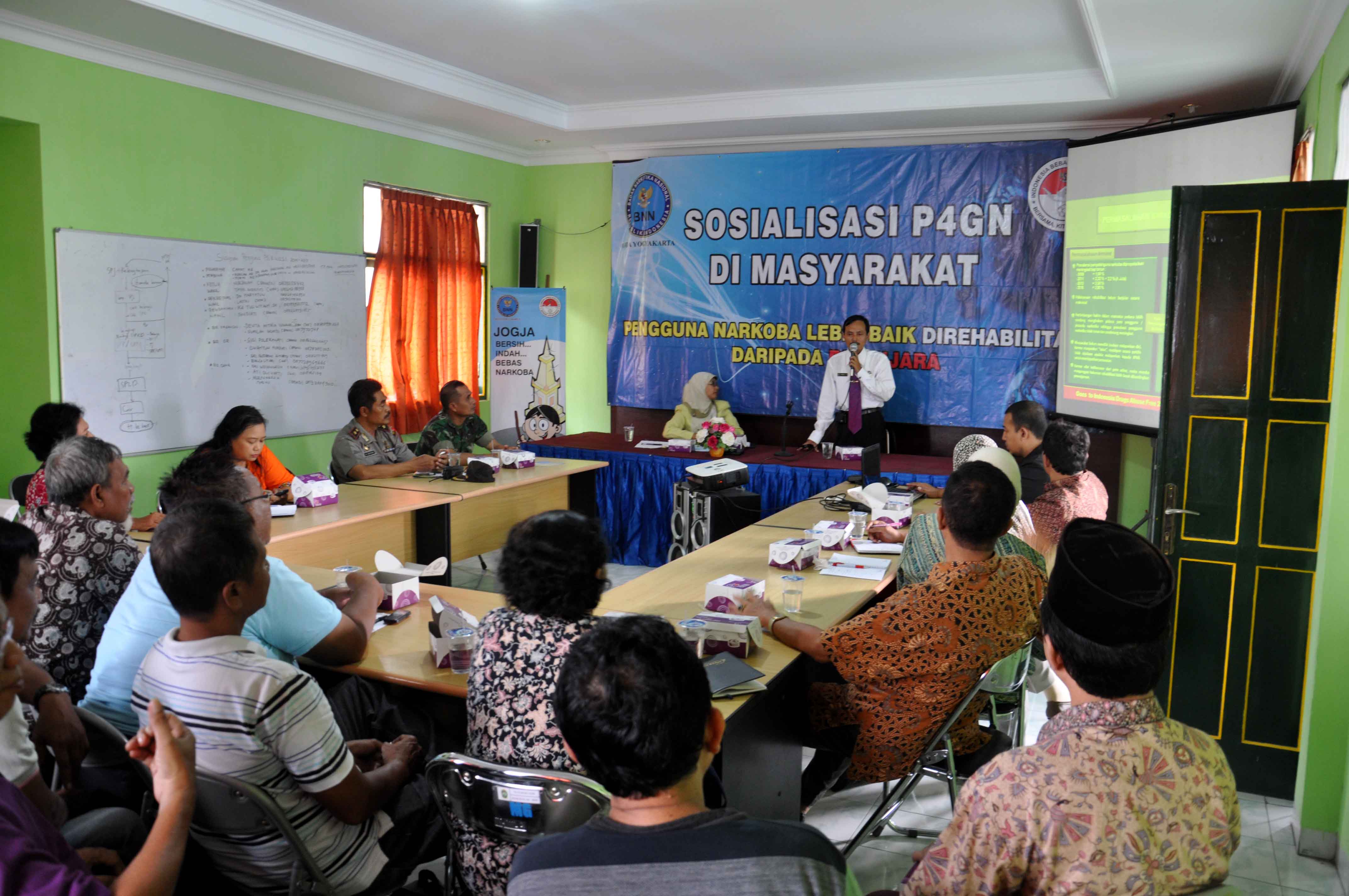 Guna Menangkal Penyalahgunakan Narkoba, BNNK Kota Yogyakarta Gelar Sosialisasi P4GN