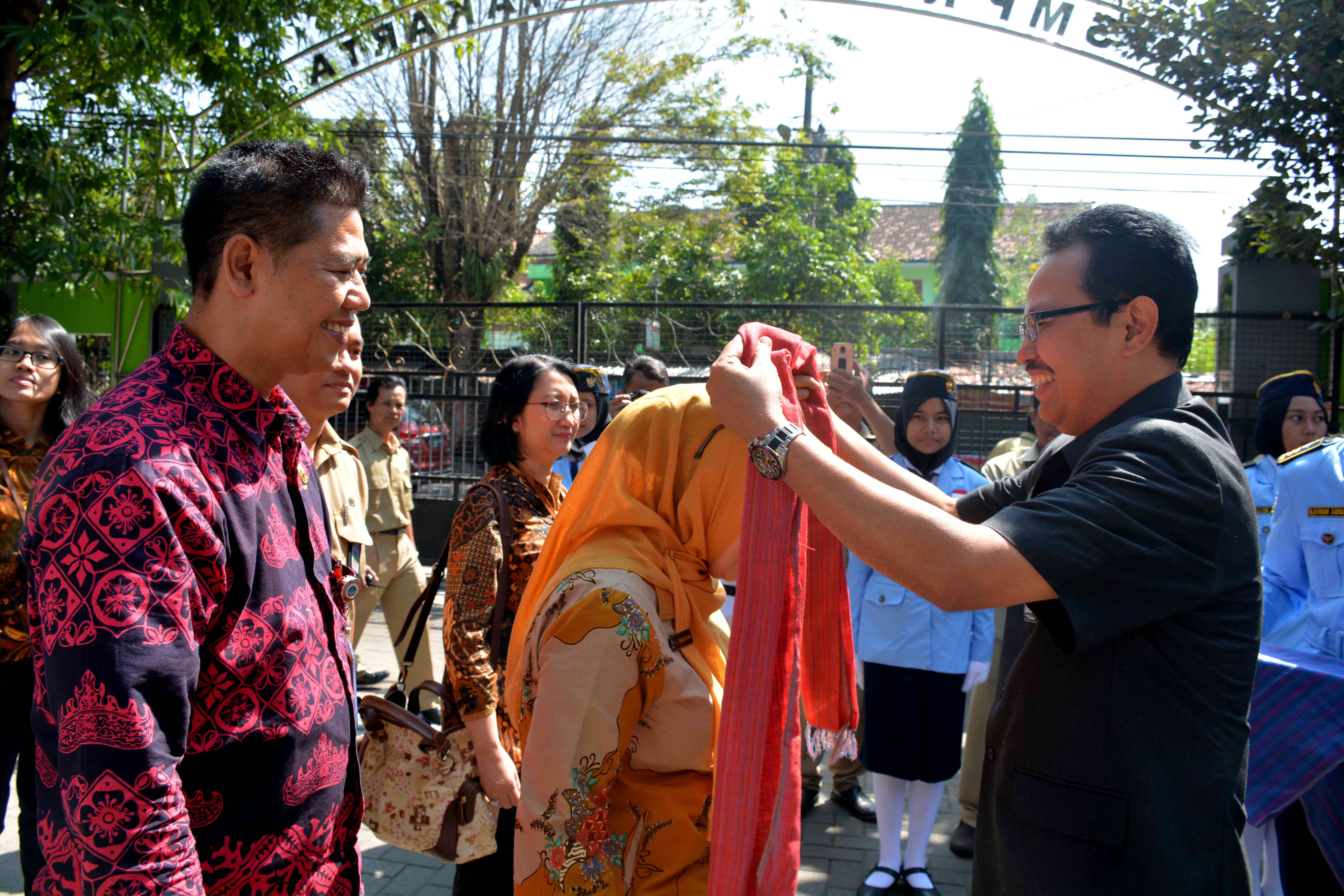 SMPN 8 Maju Tingkat Nasional Lomba Sekolah Sehat