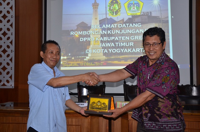 DPRD Gresik Belajar ke Pemkot Yogyakarta