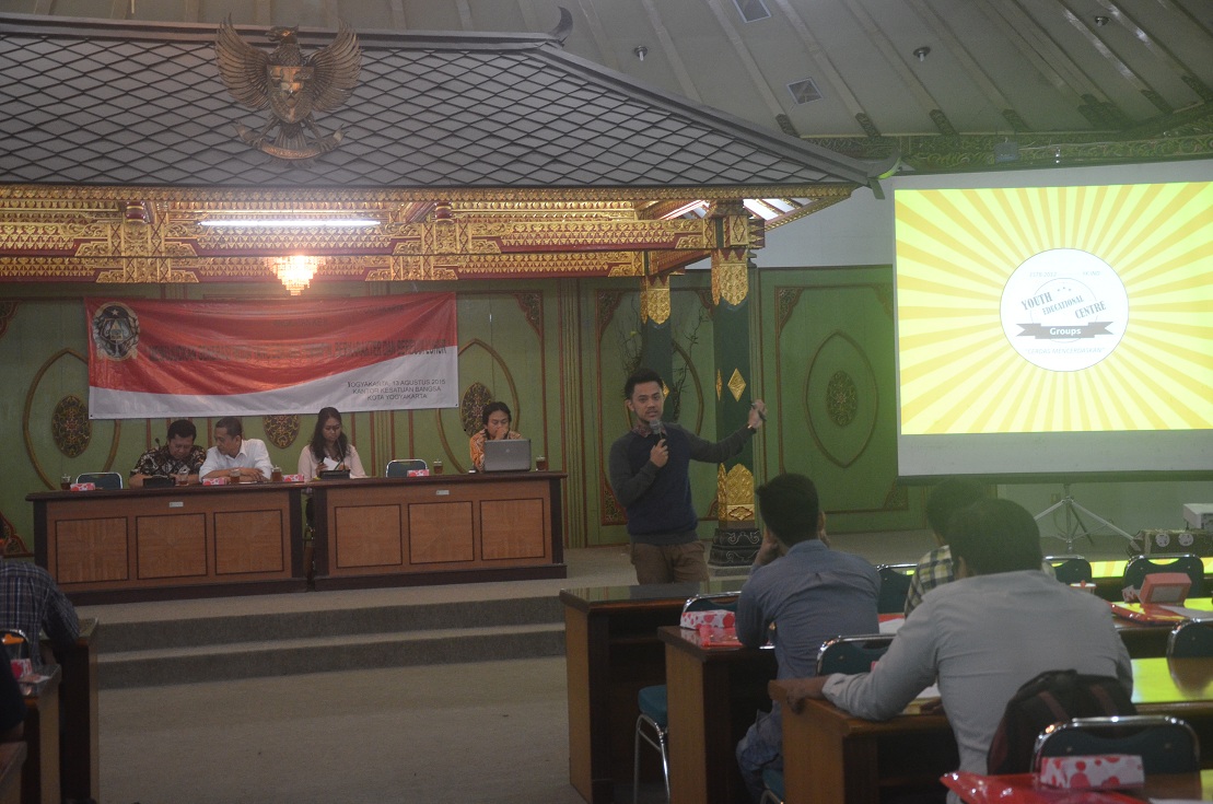 Kesbang Selenggarakan Pelatihan Kepemimpinan Bagi Pemuda Kota Yogyakarta di Balai Kota