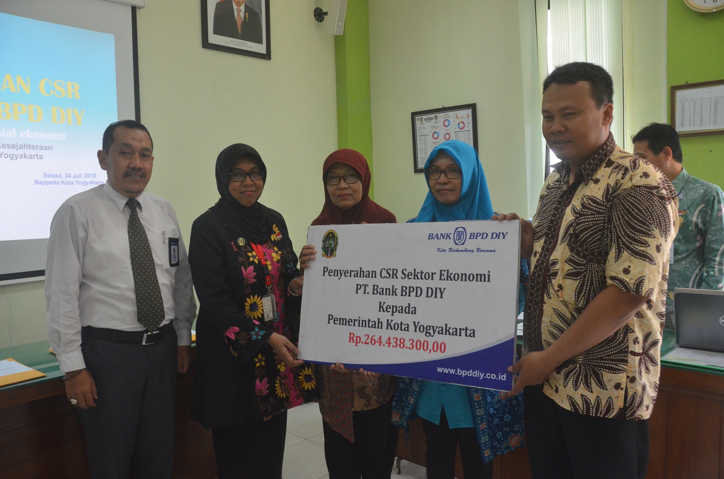 Pemkot Kembali Salurkan Dana CSR dari BPD DIY