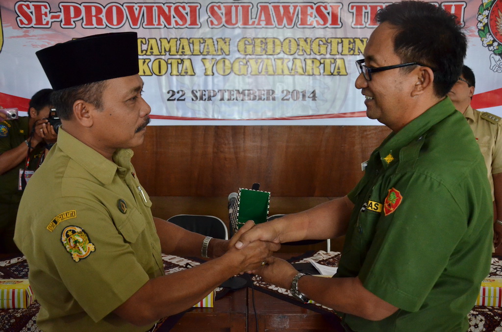 70 Orang camat Se-Provinsi Sulawesi Tengah Orientasi PATEN di Gedong Tengen