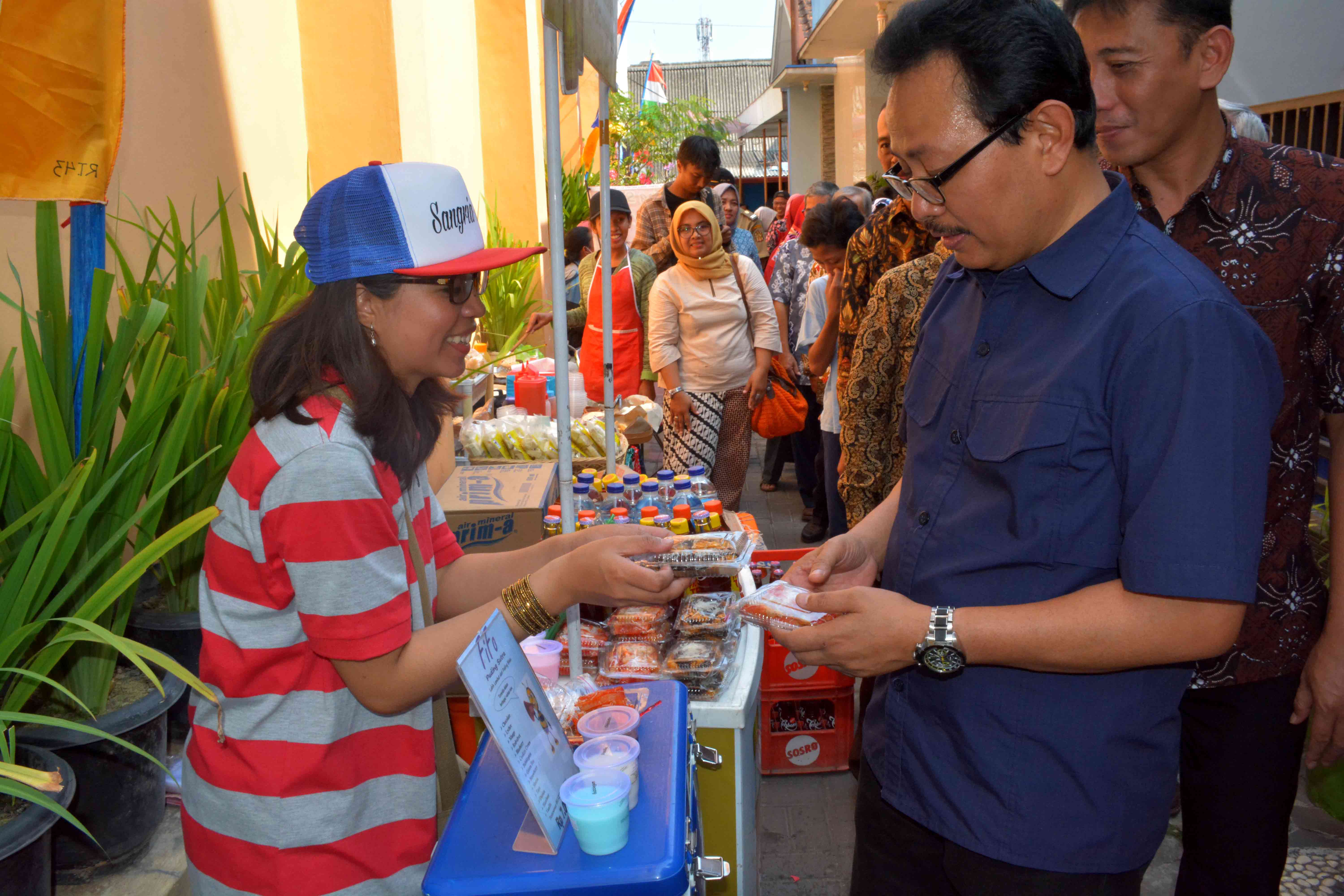 Kampung Purwodiningratan Sajikan Beragam Makanan Berbahan Dasar Telo dan Tempe