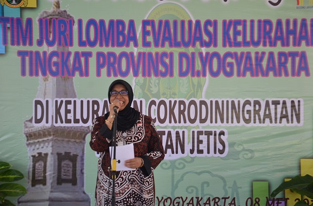 Cokrodiningratan Maju Lomba Kelurahan Tingkat DIY