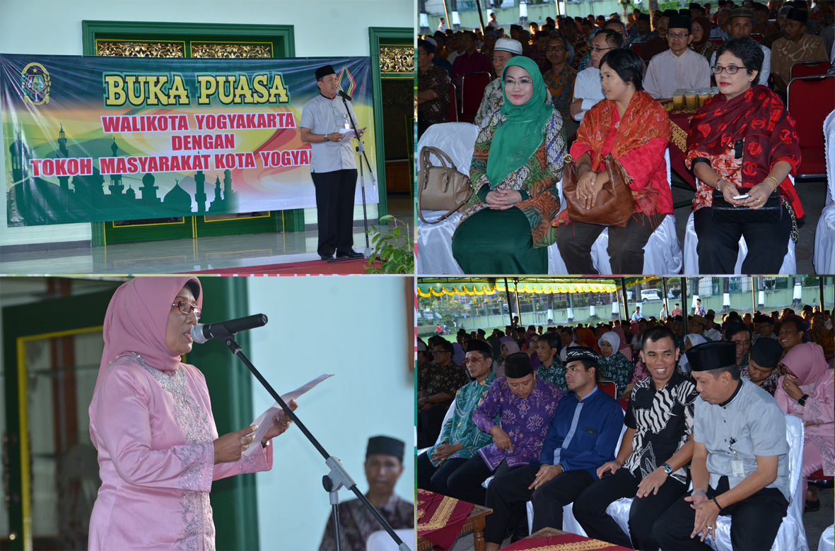 Walikota dan Wakil Walikota Buka Puasa Bersama Tokoh Masyarakat Kota Jogja