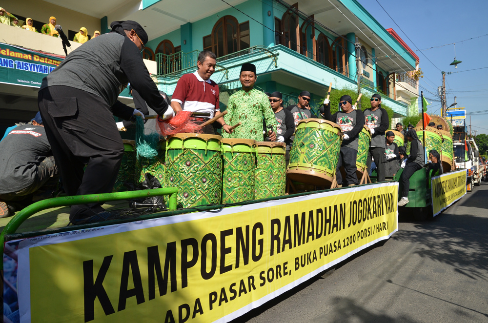 Pawai Bedug Awali Rangkaian Kegiatan Sambut Ramadhan Di Masjid Jogokaryan