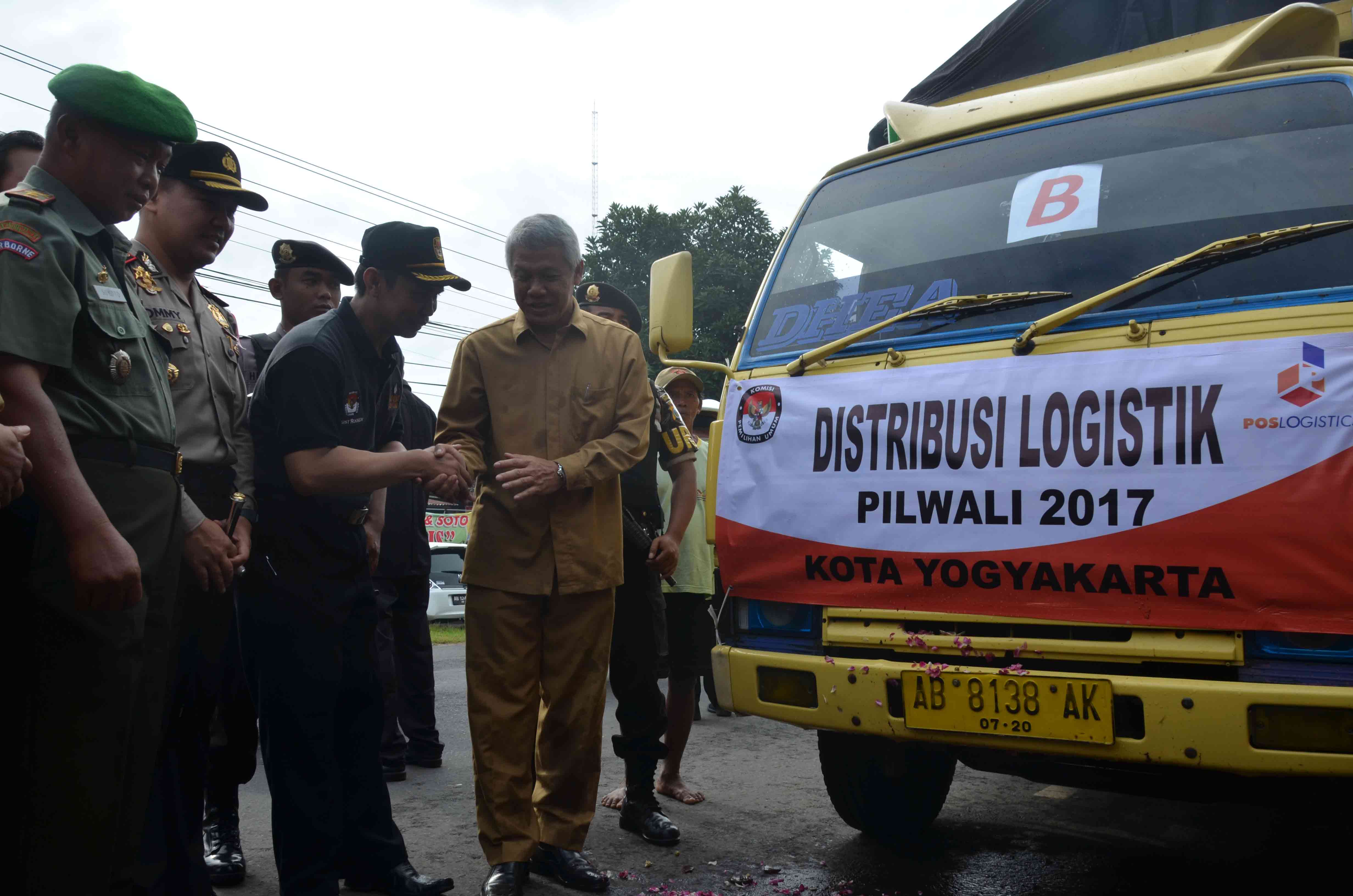KPU Kota Yogya Launching Distribusi Logistik Pilwali 2017