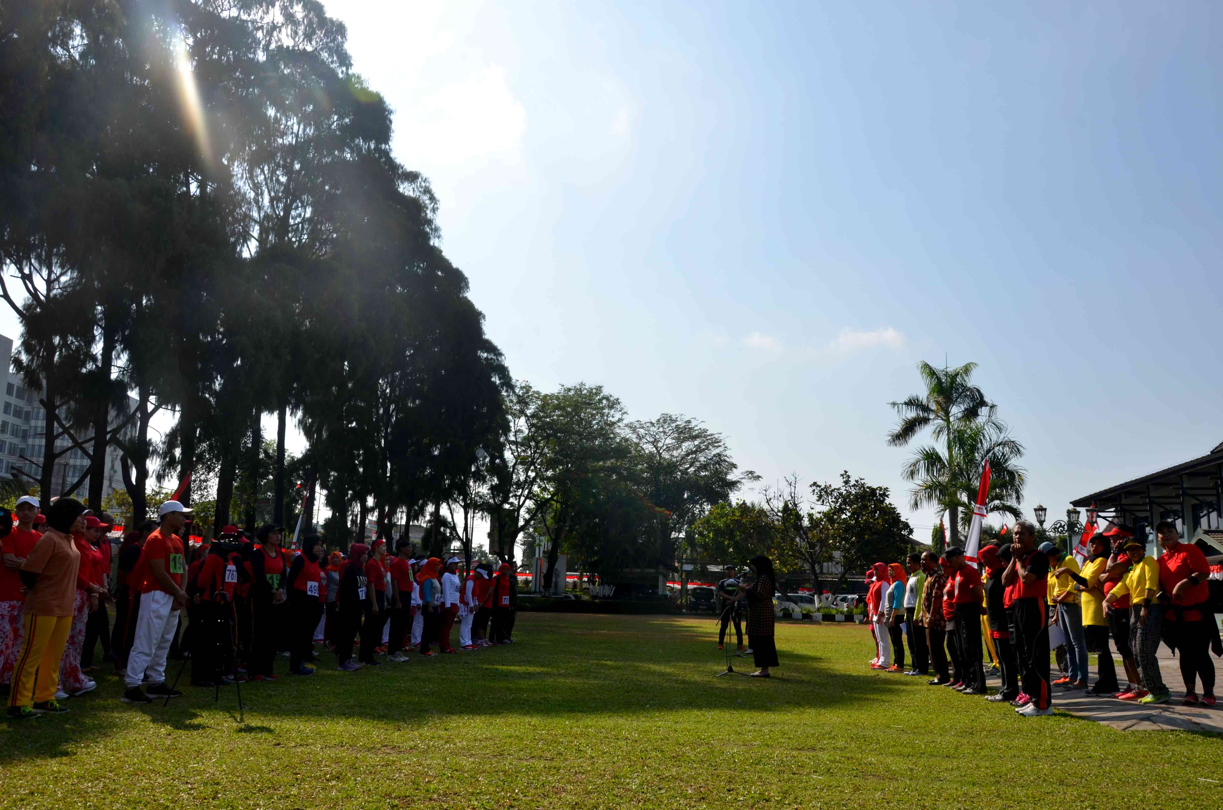 Dispora Gelar Lomba Aerobik