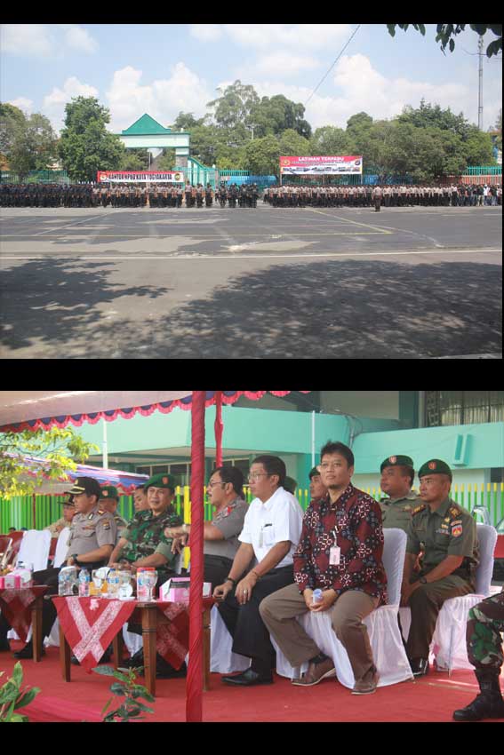 Latihan Terpadu Pengamanan Pemilu 2014