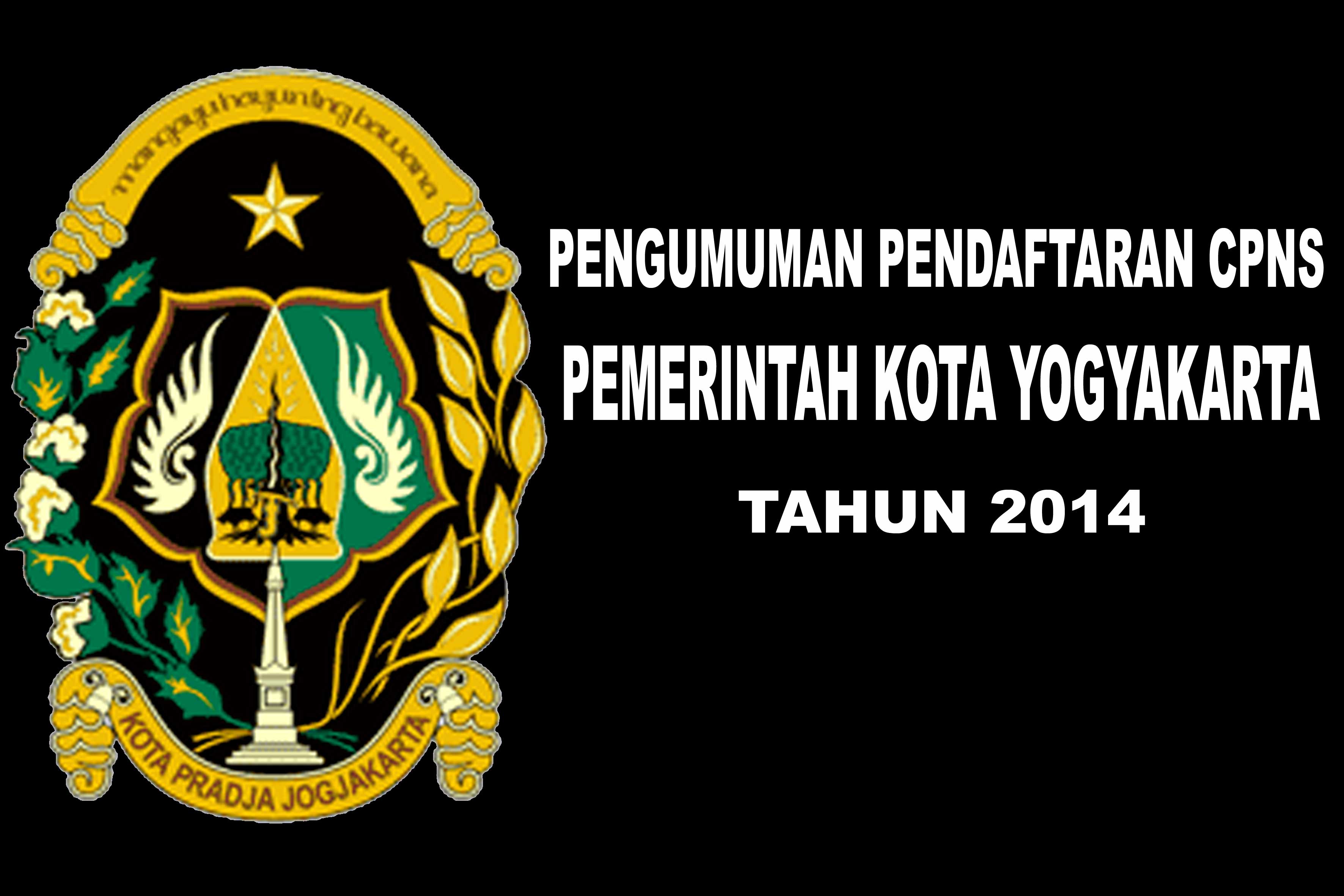 PENGUMUMAN PENDAFTARAN CPNS PEMERINTAH KOTA YOGYAKARTA TAHUN 2014