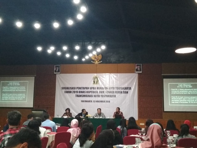 Upah Minimum Kota Yogyakarta Tahun 2019 Ditetapkan Rp.1.846.400