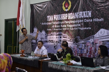 KONI Yogyakarta Antisipasi Penyimpangan Dana Hibah