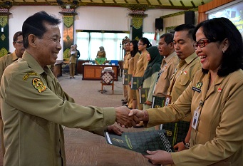 337 PNS Pemkot Yogya Naik Pangkat